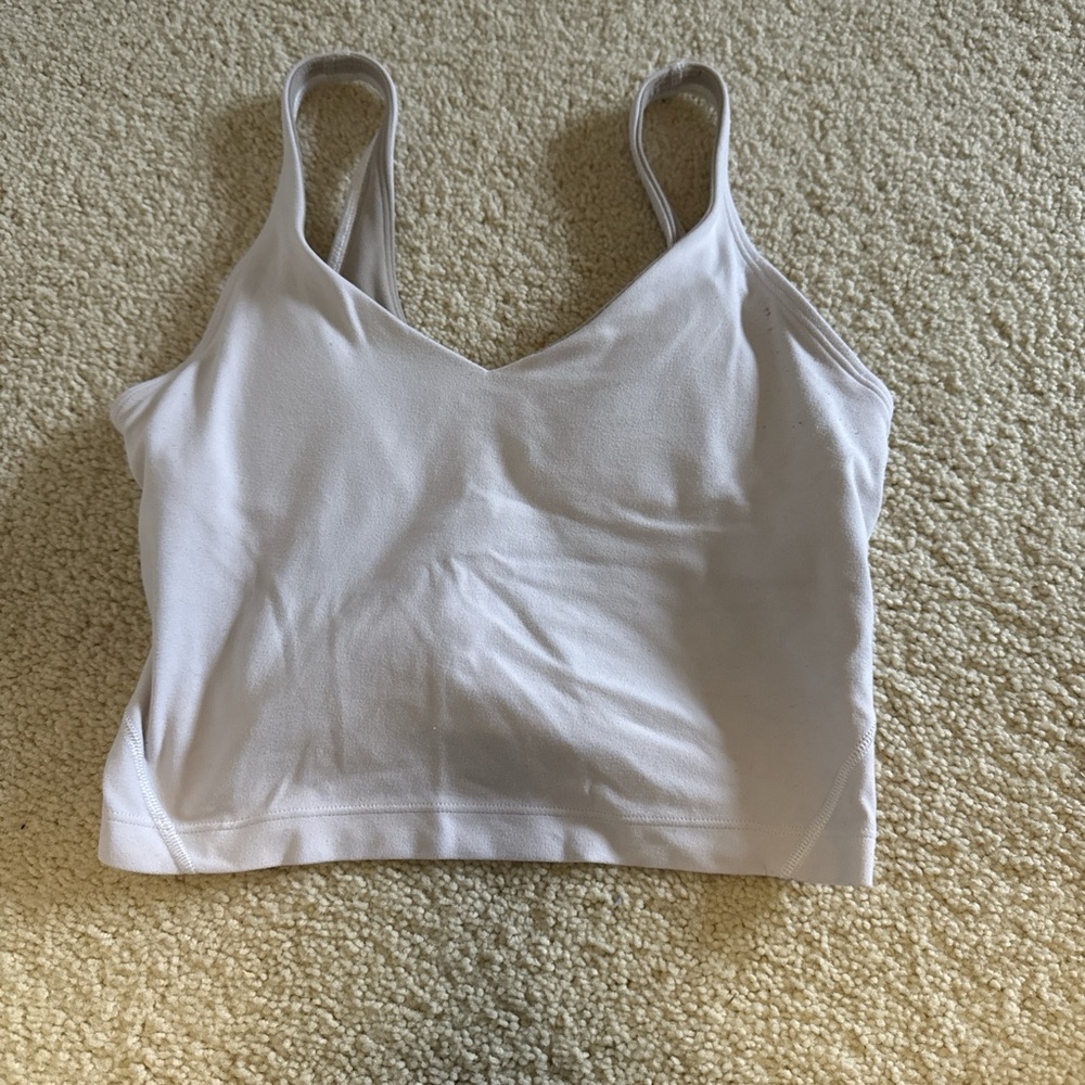 lululemon athletica White Tank Top